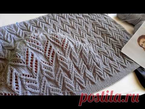 Вяжем ажурный кардиган - шикарный классный узор, простая выкройка - МАСТЕР КЛАСС 
