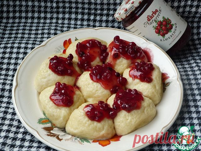 Сырники паровые с соусом "Клюквенный" от D’arbo"