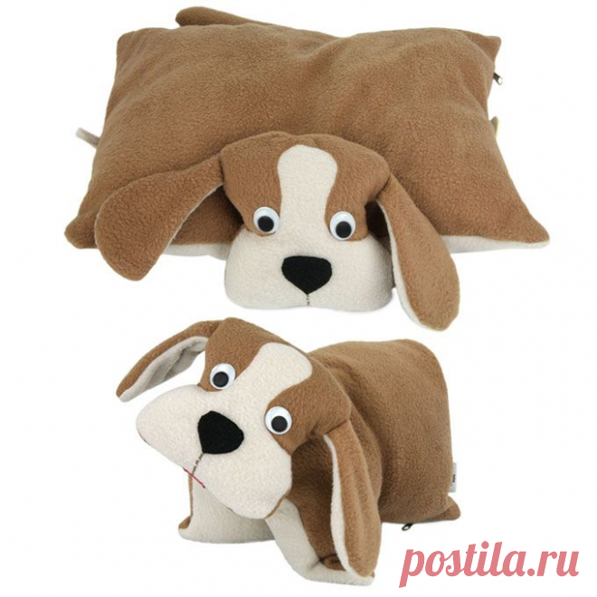 Sweet Dog Fleece Pillow