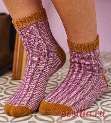 Вязаные носки «Конфетки»