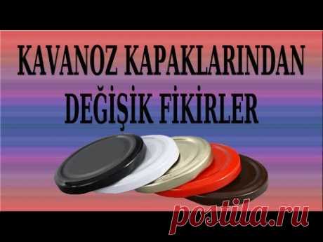Kavanoz Kapaklarından Neler Yapılır | Turn Jar Lids into Amazing | Diy