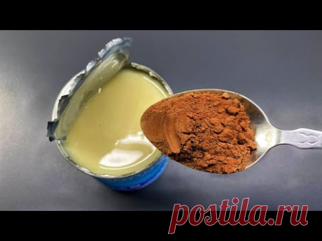 Перемешайте сгущенное молоко и какао, вы будете поражены результатом! Рецепт трюфеля