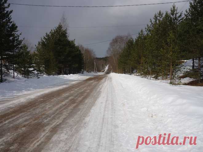 просёлочная дорога в д. Хотнежа