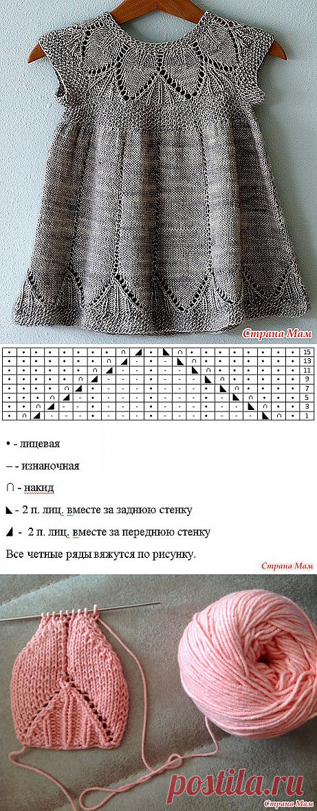 ВЯЖЕМ ПЛАТЬЯ ДЛЯ СВОИХ МАЛЕНЬКИХ КРАСАВИЦ... ОГРОМНЫЙ ВЫБОР, НА ЛЮБОЙ ВКУС...: Дневник группы "Вяжем вместе он-лайн" - Страна Мам