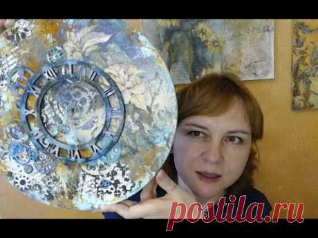 Стимпанк часы: видеозапись мастер-класса Натальи Жуковой на онлайн марафоне Steampunk Art, анонс