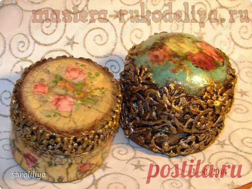 Шкатулки из картонных трубок | Золотые Руки