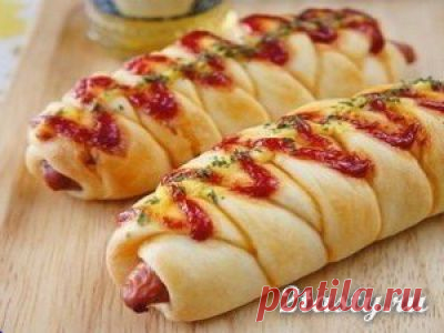Венские сосиски в тесте, рецепт с