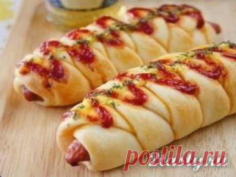 Венские сосиски в тесте, рецепт с