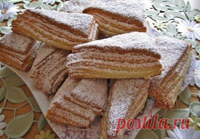 Слойки на кефире : Выпечка сладкая