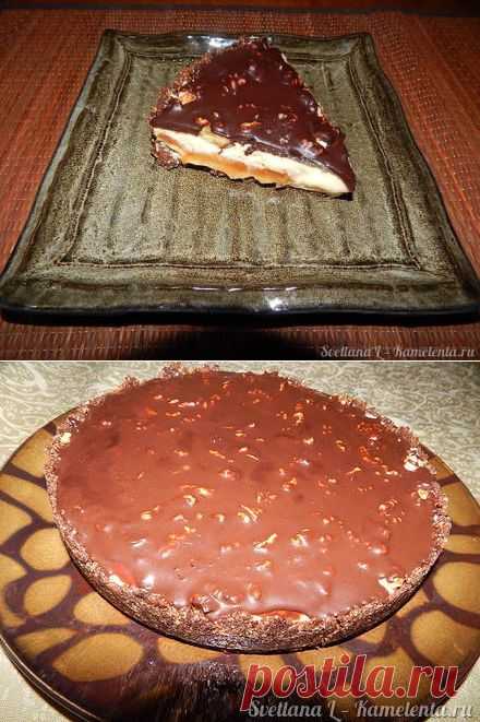 Молочный торт с карамелью и шоколадом