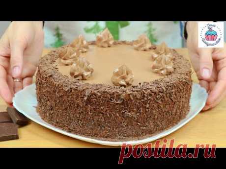 Шоколадный ТОРТ "ТРЮФЕЛЬНЫЙ", потрясающий вкус!