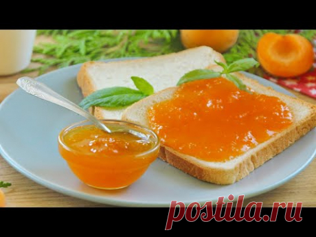 ГУСТОЙ АБРИКОСОВЫЙ ДЖЕМ Без Загустителя, Пектина, Агара, Желатина! ВКУСНЫЙ Рецепт на Зиму из Абрикос
