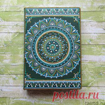 ⭐️ Мастер-класс по точечной росписи ежедневника. Пошаговый мастер-класс. | Творческая студия TAIR | Яндекс Дзен