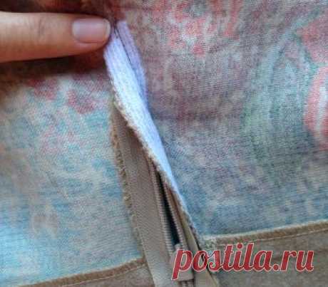 Как вшить потайную молнию — Мастер-классы на BurdaStyle.ru