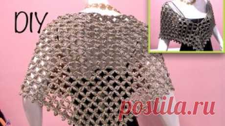 CAPA TRIANGULAR FLOR PUNTO ALARGADO GANCHILLO CROCHET LAYER UP CAPE DIY Paso a paso veremos como tejer una capa con una puntada muy bonita, que se teje fácilmente y además se avanza rápido. PUNTO NUEVO. Más ideas para ti👍 Tejer y...