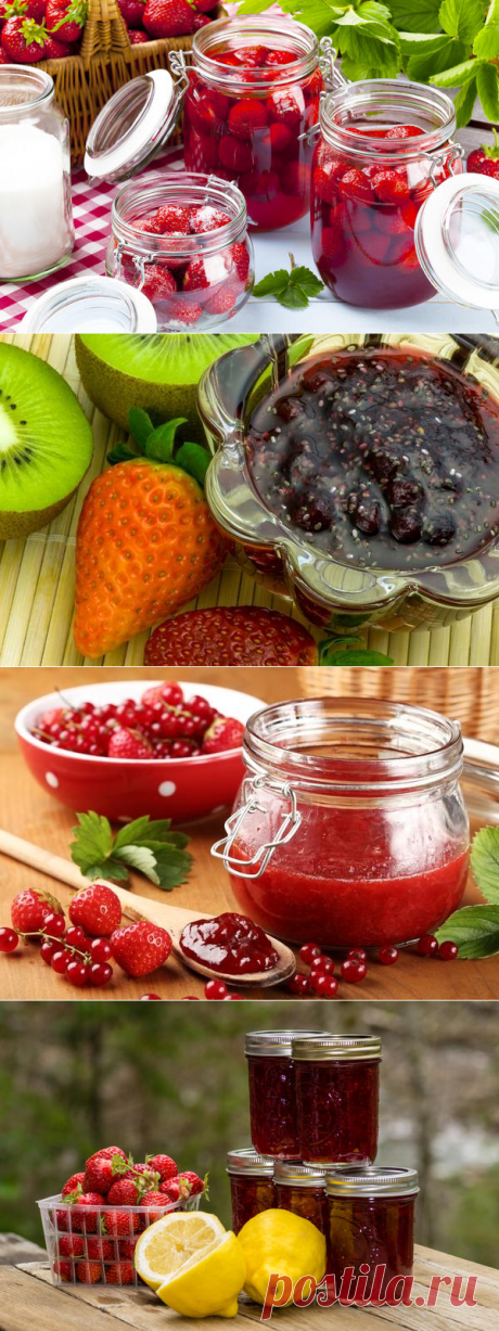 15 рецептов необычного варенья из клубники