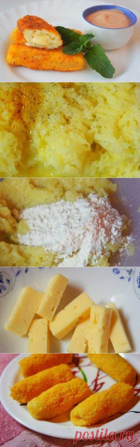 Картофельные палочки с сыром | Готовим вместе