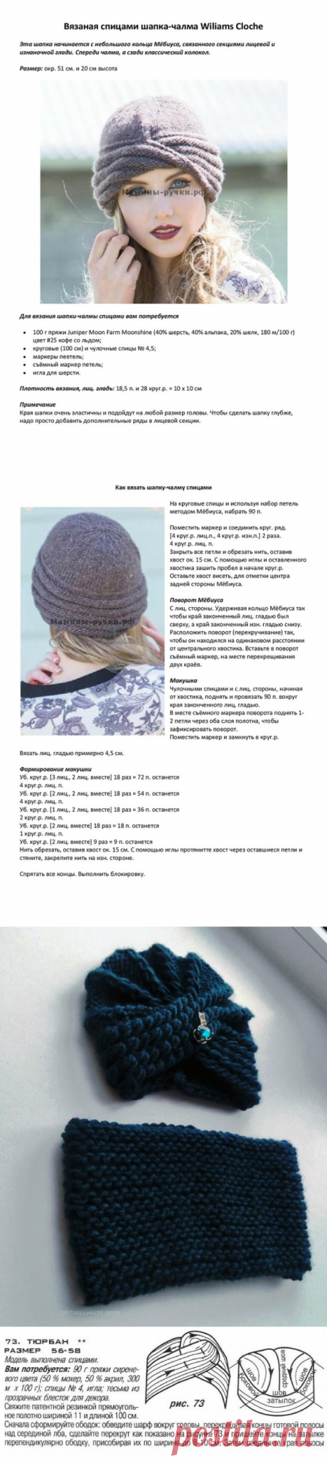 Подборка шапок ЧАЛМА ( описание и схемы) | Вяжем интересные проекты | Яндекс Дзен