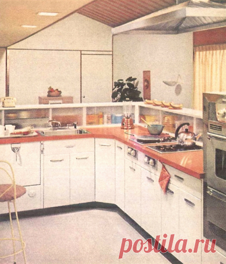 1960. Kitchen Design and Decor - p3128 | PastYears.info