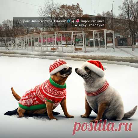 Доброго Зимнего Утра, Губкин! ❄️☃️🌺 Хорошего дня!