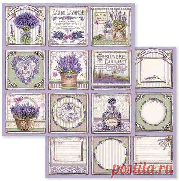 Stamperia - Provence - Cutout Cards 12