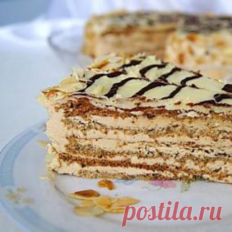 &quot;Не избитый&quot;, но очень вкусный торт &quot;Эстерхази&quot; - Простые рецепты Овкусе.ру