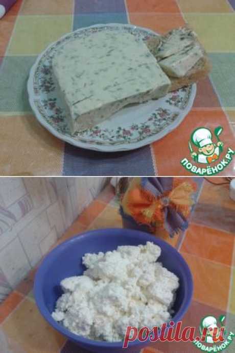 Плавленый домашний сыр - кулинарный рецепт