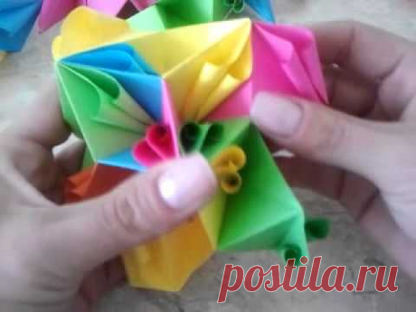kusudama z kręciołami