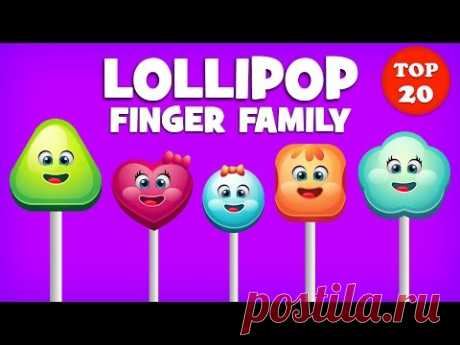 Lollipop Finger Family Song | Top 20 Finger Family Songs | Daddy Finger Rhyme