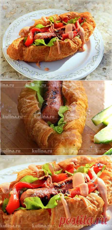 Круассаны с печеными сосисками – рецепт приготовления с фото от Kulina.Ru