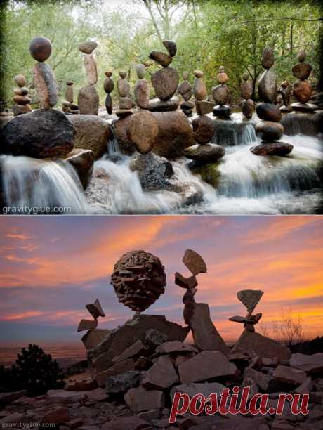 американский художник и скульптор Майкл Грэб (Michael Grab)-чудо из камней...