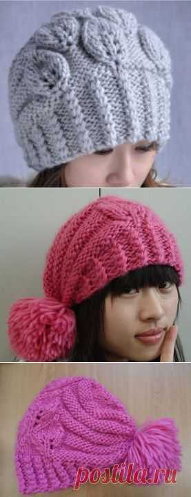 Красивая и модная вязаная шапка для женщин | Что на голову?