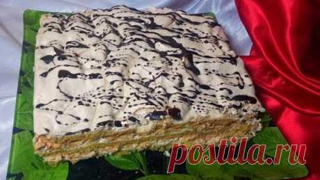 Торт - Воздушный Сникерс (Cake - Air Snickers). Торт-безе
