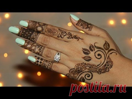 How To Draw Unique Henna/Mehendi Design