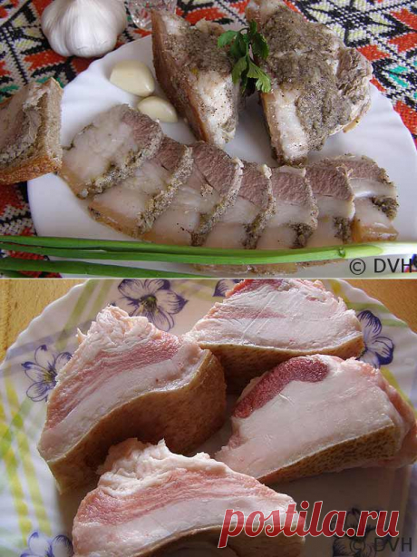 Вареное сало со специями | Мои любимые рецепты