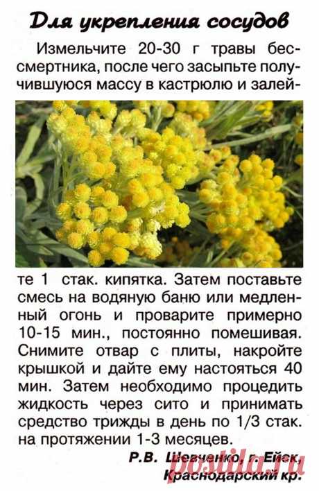 Для укрепления сосудов