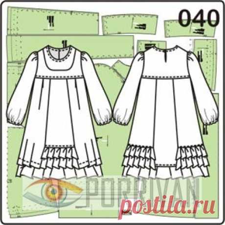 Выкройки детских платьев. 352 готовые и бесплатные выкройки  - Porrivan