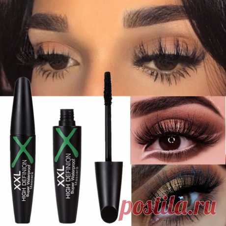 1 Pc 4D Silk Fiber Eyelashes Lengthening Mascara Waterproof Long Lasting Lash Black Eyelashes Extension Make Up 3D Mascara