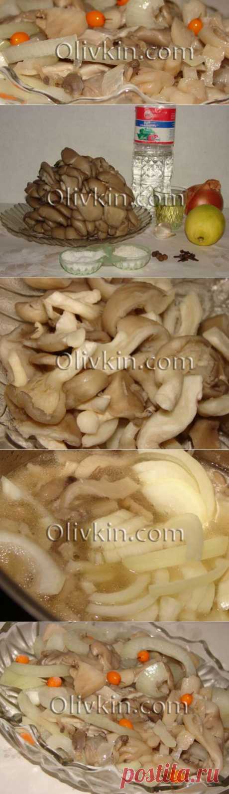 Пошаговый рецепт как мариновать грибы вешенки