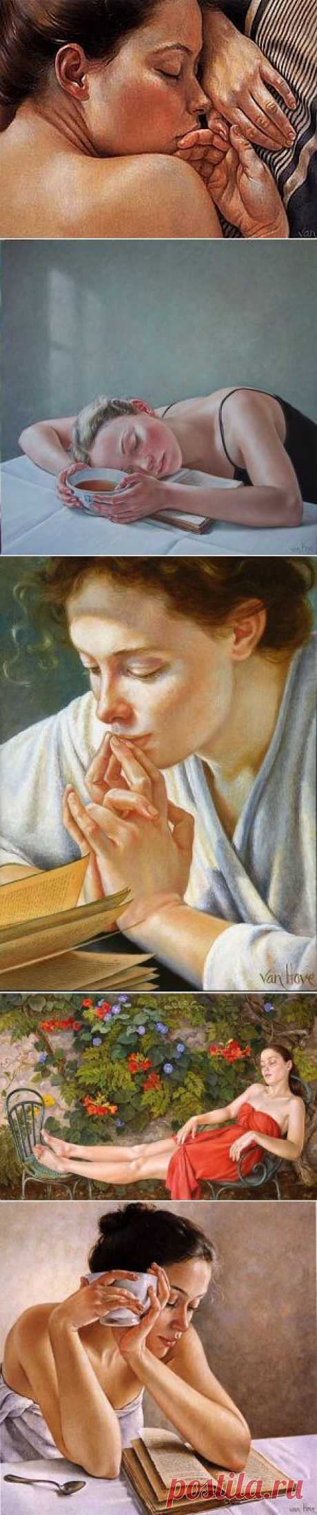 Женская красота во всех ее проявлениях

Francine Van Hove французская художница,родилась в 1942 году в Париже,где живет и работает по сей день. Художница отдает предпочтение в своем творчестве рисованию обнаженной натуры. Ей очень интересна анатомия и пластика тела, работает с живыми моделями.