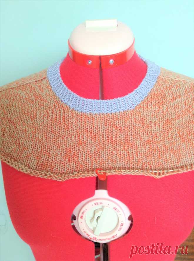 «Крестьянский» росток без укороченных рядов | SIBKNITTING // Канал о вязании | Яндекс Дзен