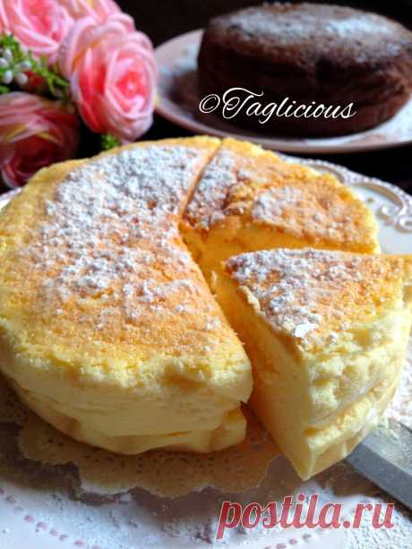 TAGlicious: Simple 3 ингредиента ~ Японский хлопковый чизкейк