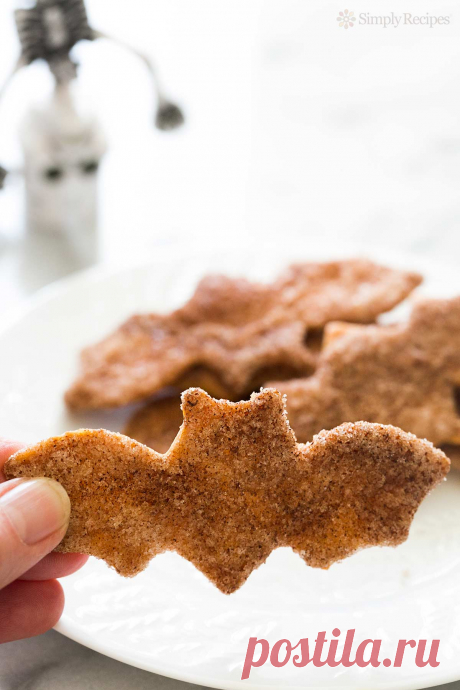 “Spooky” Cinnamon Sugar Flour Tortilla Crisps Recipe | SimplyRecipes.com