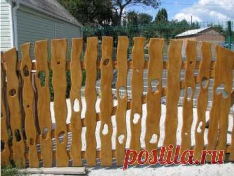 Забор из горбыля: как из дров сделать шедевр! | экономный ремонт | Яндекс Дзен