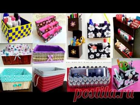 12 CARDBOARD BOXES IDEAS / 12 Cardboard Box Organizer Ideas/12 cardboard box craft ideas for storage