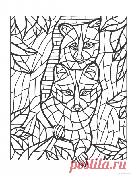 Animal Mosaic Templates Printable (Page 1) - Line.17QQ.com
