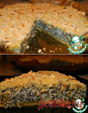 Немецкий кварккухен с маком - кулинарный рецепт