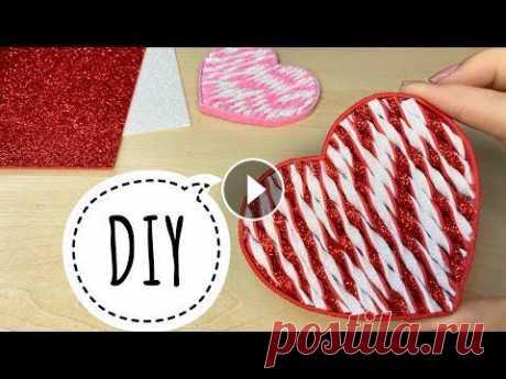 #поделкиизфоамирана #поделкисвоимируками #diyvalentinegiftideas В этом МК я показала Как сделать Сердечки своими руками из фоамирана!...
