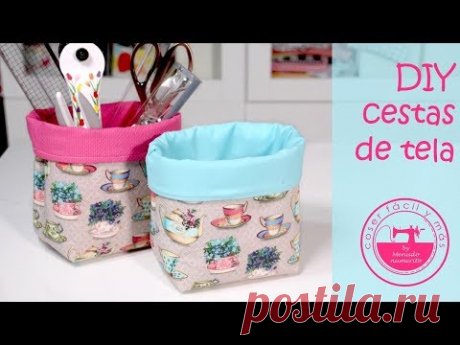 Cestas de tela multiusos, nivel principiante
