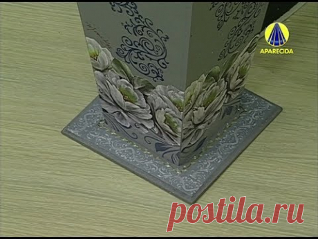 Vida com Arte | Porta Guarda-Chuva em Scrap Decor por Mamiko Yamashita - 14 de Maio de 2014